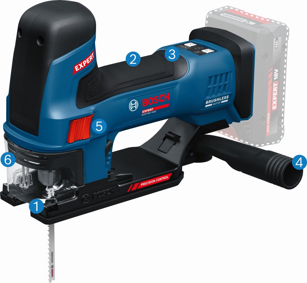 Bosch EXPERT Stichsäge EXST18V-155S Produktbild img4 L