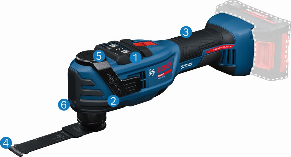 Bosch EXPERT Akku-Multi-Cutter EXOP18V-40, L-BOXX 136 Produktbild img4 L