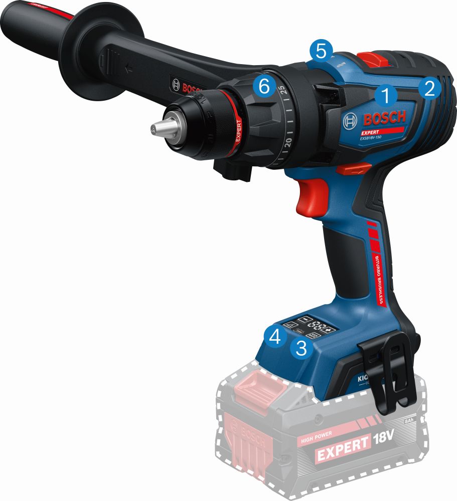 Bosch EXPERT Akku-Schlagbohrschrauber EXSB18V-150, L-BOXX 136 Produktbild img4 L