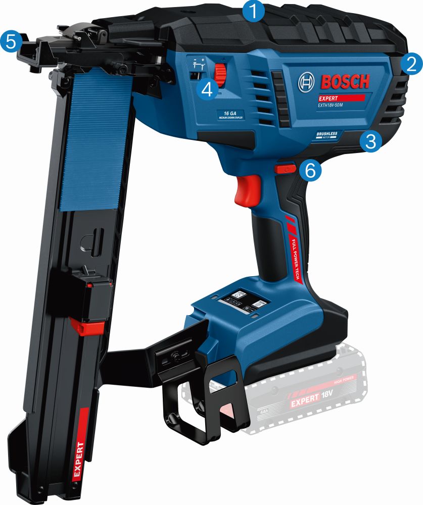 Bosch EXPERT Akku-Holzklammerer EXTH18V-50M, XL-BOXX Produktbild img4 L