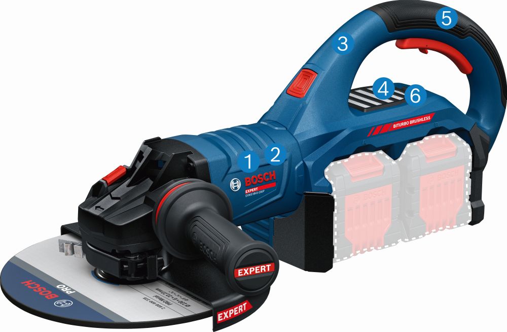 Bosch EXPERT Akku-Winkelschleifer EXWS18V2-230P Produktbild img4 L
