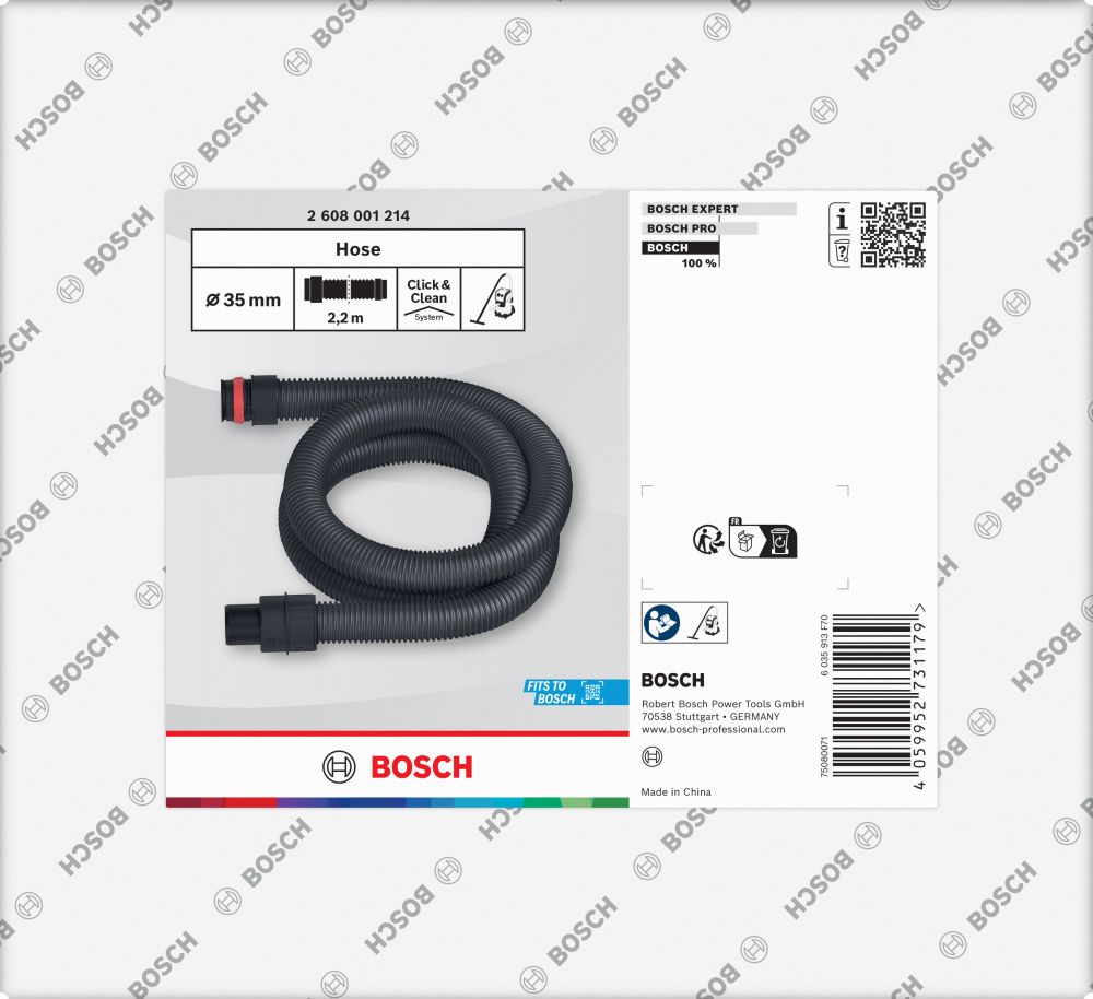 Bosch Saugschlauch 2,2 m für Staubsauger Produktbild img2 L