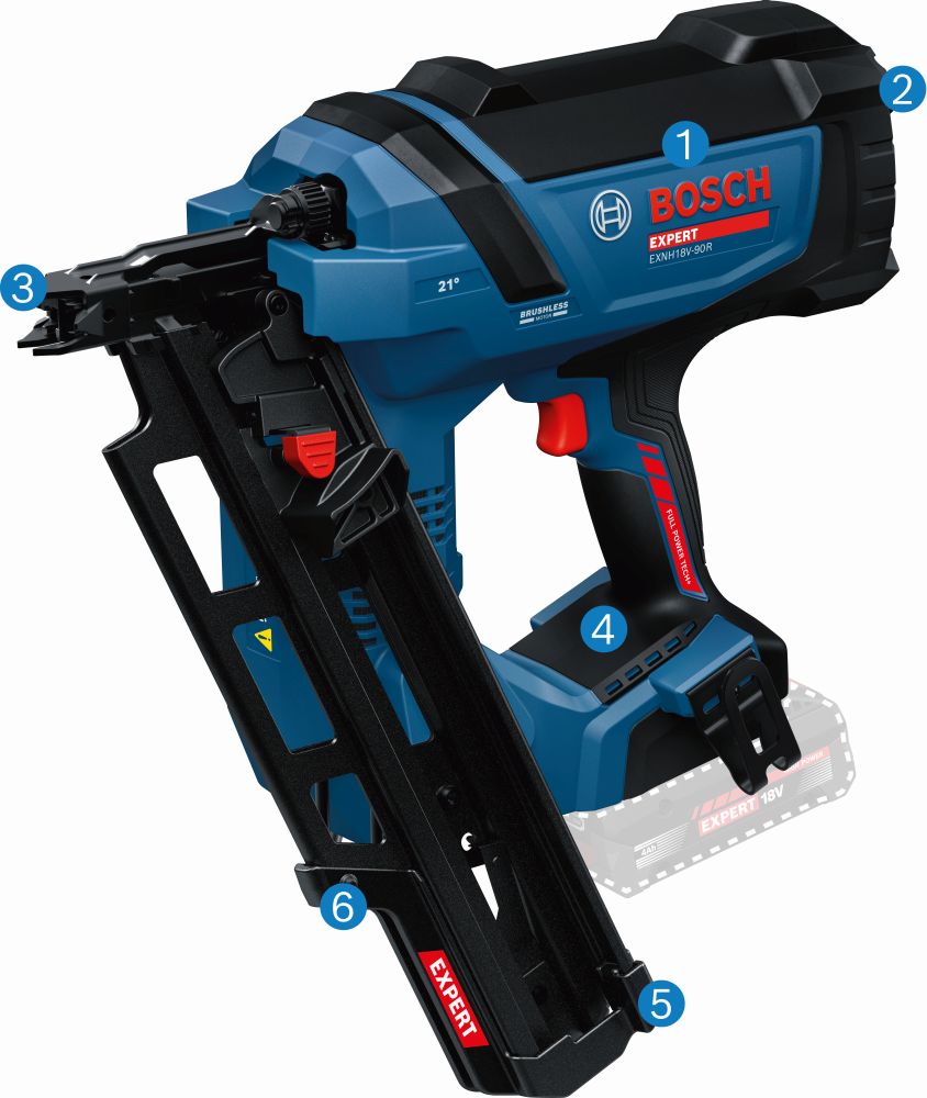 Bosch EXPERT Akku-Holznagler EXNH18V-90R in XL-BOXX Produktbild img4 L