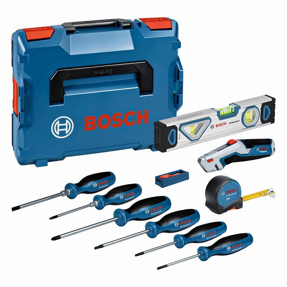 Bosch PRO Set mit Schraubendrehern und verschiedenen Handwerkzeugen, 19-teilig Produktbild img2 L