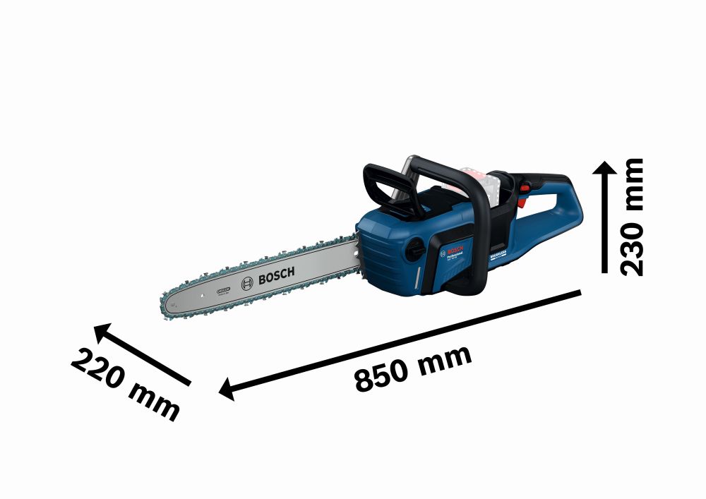 Bosch PRO Akku-Kettensäge GKE 18V-40, 1x EXBA18V-55 Produktbild img3 L