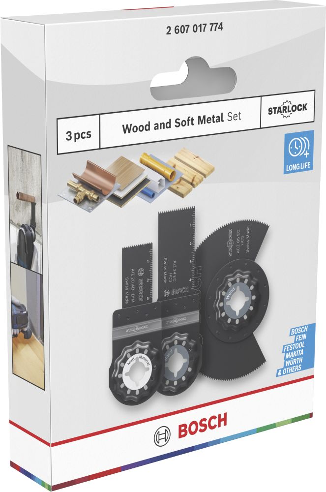 Bosch Holz und WeichmetallH Blattset, 3-tlg. Produktbild img3 L