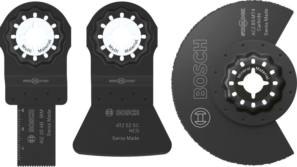 Bosch Fliesen-Blatt--Set für oszillierende Multifunktionswerkzeuge, 3-tlg. Produktbild img1 L