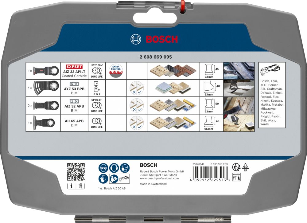 Bosch Elektriker- und Trockenbau-Set, 5-tlg., Thekendisplay Produktbild img4 L