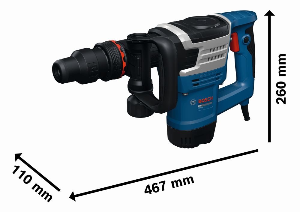 Bosch PRO Schlaghammer mit SDS max GSH5MX in Handwerkerkoffer Produktbild img3 L