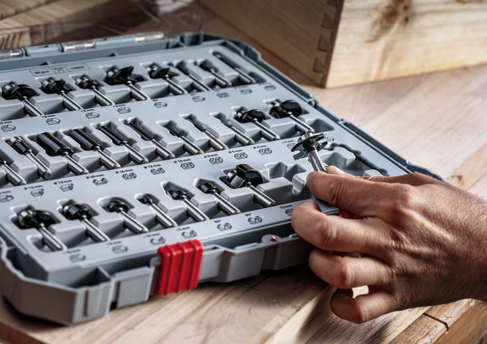 Bosch PRO Nutfräser-Set, Schaft 8 mm, 6-tlg Produktbild img7 L