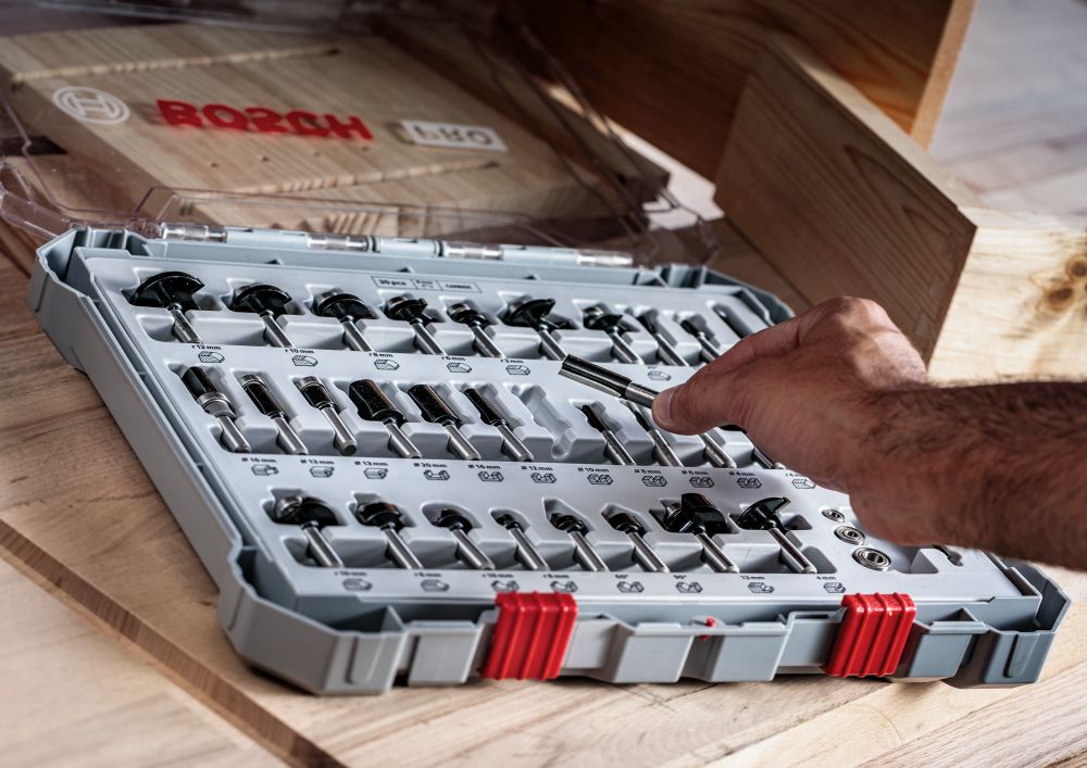 Bosch PRO Nutfräser-Set, Schaft 8 mm, 6-tlg Produktbild img8 L