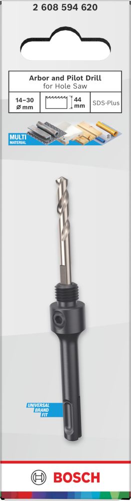 Bosch Aufsteckhalter und Zentrierbohrer für Lochsäge, 14-30 x 44 mm Produktbild img3 L