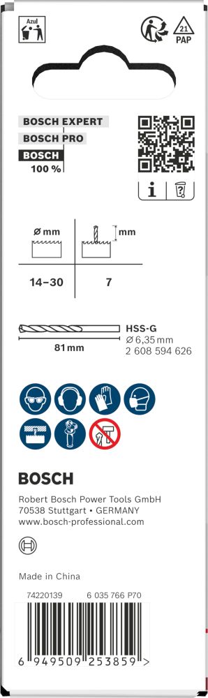 Bosch Aufsteckhalter und Zentrierbohrer für Lochsäge, 14-30 x 44 mm Produktbild img4 L