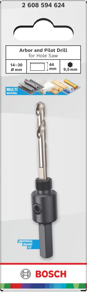 Bosch Aufsteckhalter und Zentrierbohrer für Lochsäge, 14-30 x 44 mm Produktbild img3 L