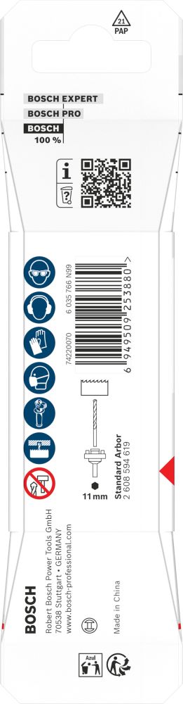 Bosch Zentrierbohrer für Standard-Aufsteckhalter, HSS-G, 6,35 x 44 mm Produktbild img4 L