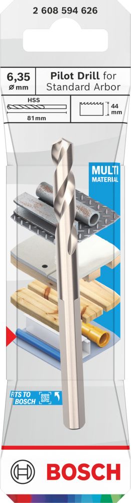 Bosch Zentrierbohrer für Standard-Aufsteckhalter, HSS-G, 6,35 x 44 mm Produktbild img3 L