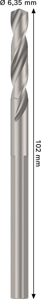 Bosch Zentrierbohrer für Standard-Aufsteckhalter, HSS-G, 6,35 x 44 mm Produktbild img5 L