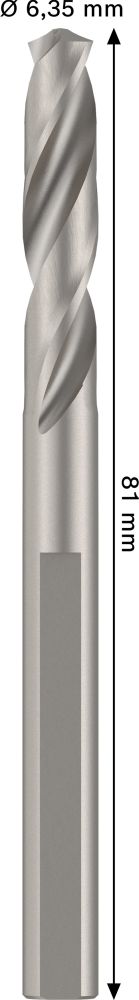 Bosch Zentrierbohrer für Standard-Aufsteckhalter, HSS-G, 6,35 x 44 mm Produktbild img5 L