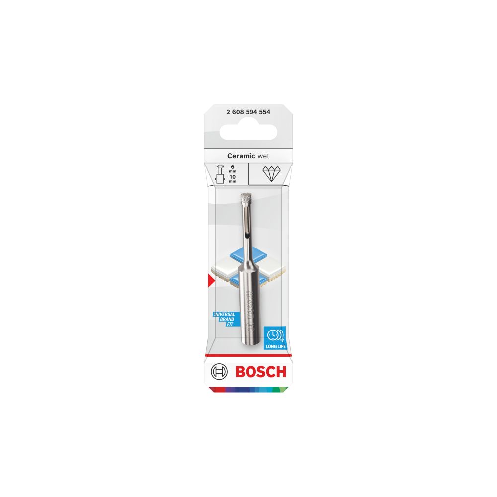Bosch Ceramic wet Nassbohrer, 6 x 10 x 30 mm Produktbild img3 L