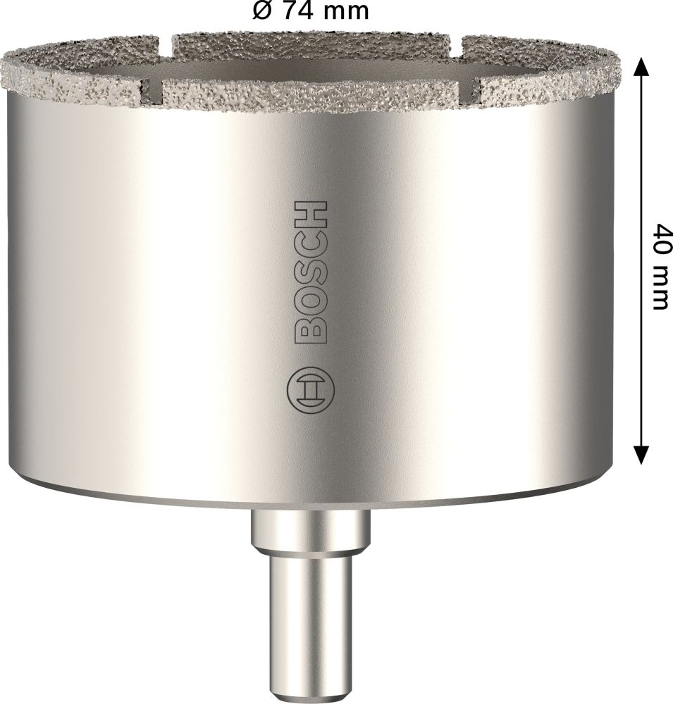 Bosch Tiles Lochsäge mit Aufsteckhalter, 74 x 40 mm Produktbild img5 L