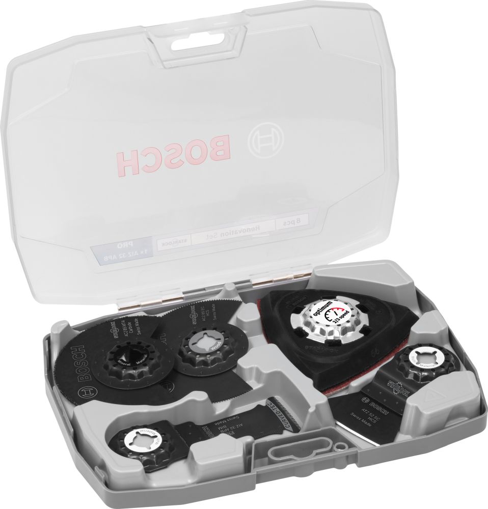 Bosch Renovierungs-Blätter-Set für oszillierende Multifunktionswerkzeuge, 8-teilig Produktbild img2 L