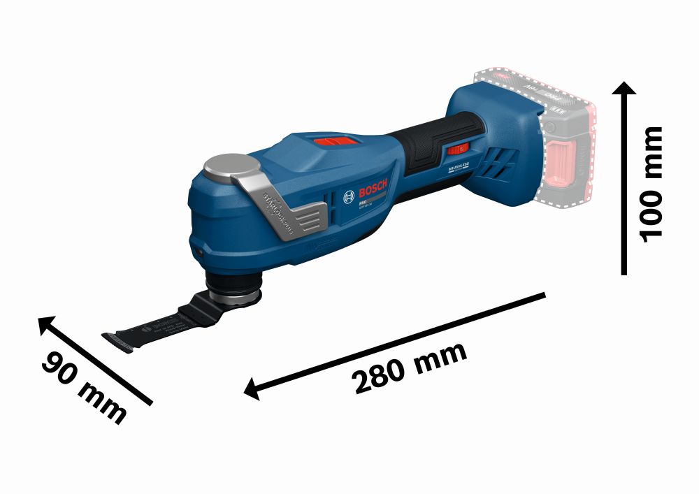 Bosch PRO Multifunktionswerkzeug GOP18V-30 Produktbild img3 L