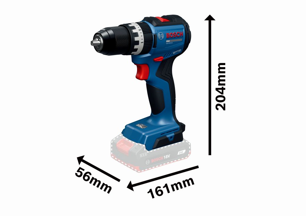 Bosch PRO Akku-Schlagbohrschrauber GSB18V-52 in L-BOXX Produktbild img3 L