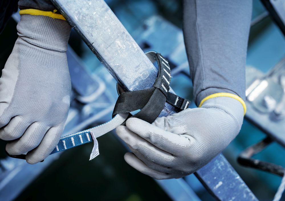 Bosch PRO Sicherungsgurt, schwer, 16 kg, 1 Karabiner und 1 flache Kordschlaufe Produktbild img9 L