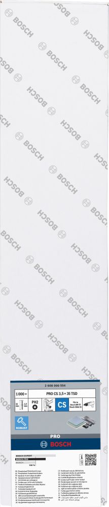 Bosch PRO CS 3.9 Trockenbauwand-Schraube, Feingewinde mit Bohrspitze mit Band, 30 TSD Produktbild img2 L