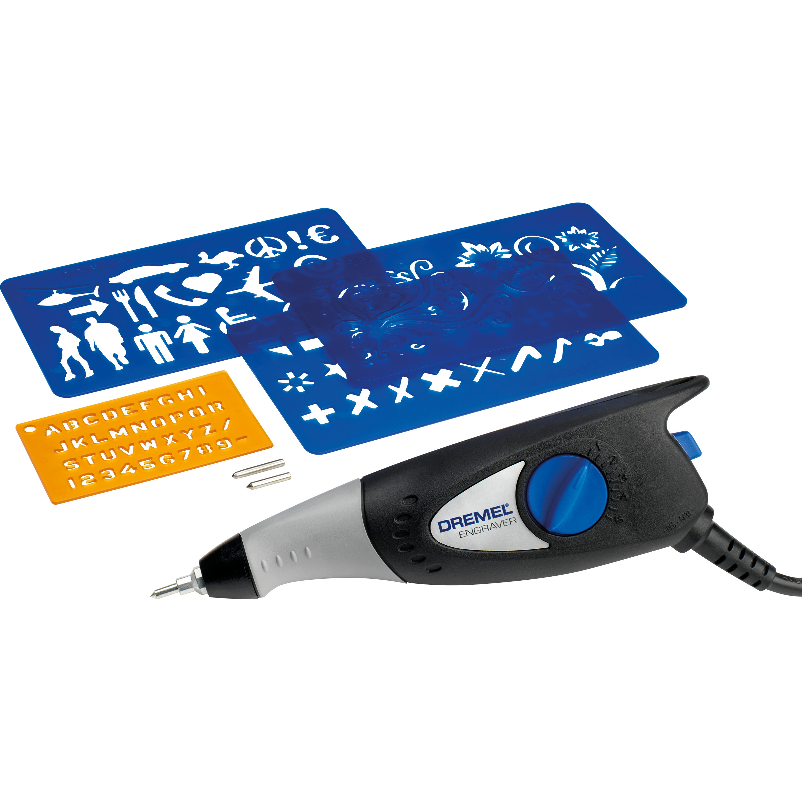 Dremel Gravierer 290-3 Hobby (35 W) mit 3 Zubehöre, 4 Designschablonen Produktbild img1 L