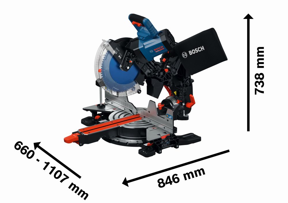 Bosch EXPERT Kapp- und Gehrungssäge EXCM341-305GD Produktbild img3 L