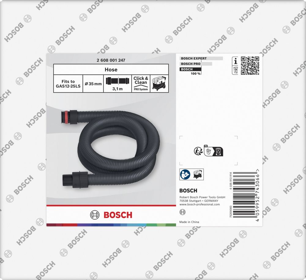Bosch Saugschlauch, Ø35 mm, 3,1 m Produktbild img2 L