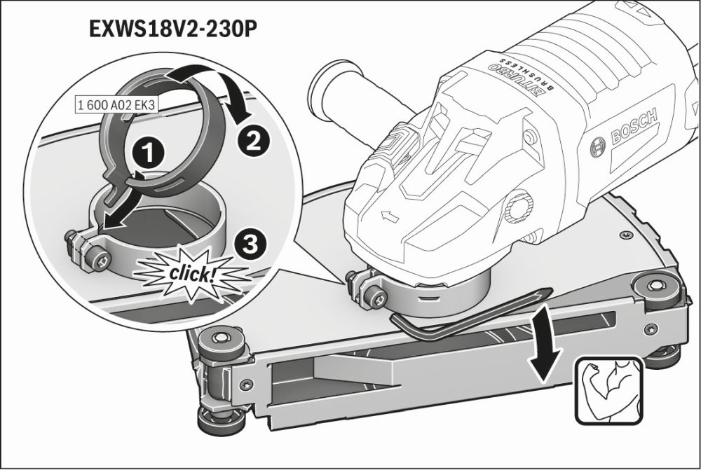 Bosch PRO Absaughaube Full Cover GDE 230 FC-T, Systemzubehör Produktbild img5 L