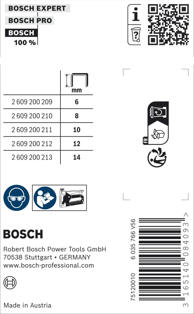 Bosch Feindrahtklammern, Typ 53/6 Produktbild img3 L