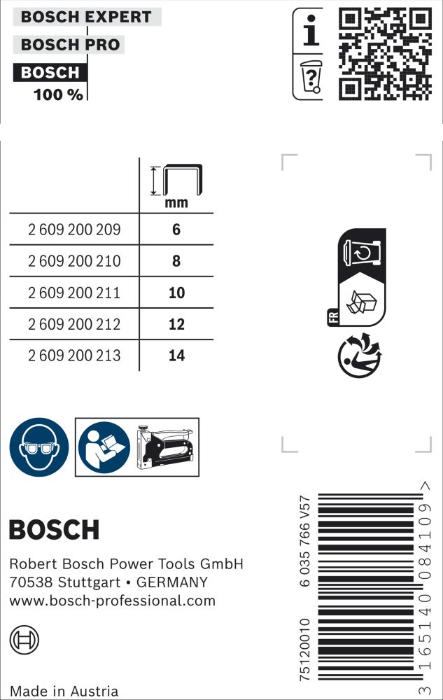 Bosch Feindrahtklammern, Typ 53/8 Produktbild img3 L