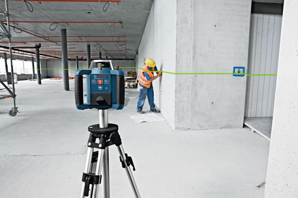 Bosch PRO Rotationslaser GRL 300 HVG, 2 x Batterie LR20 1,5V im Handwerkerkoffer Produktbild img5 L