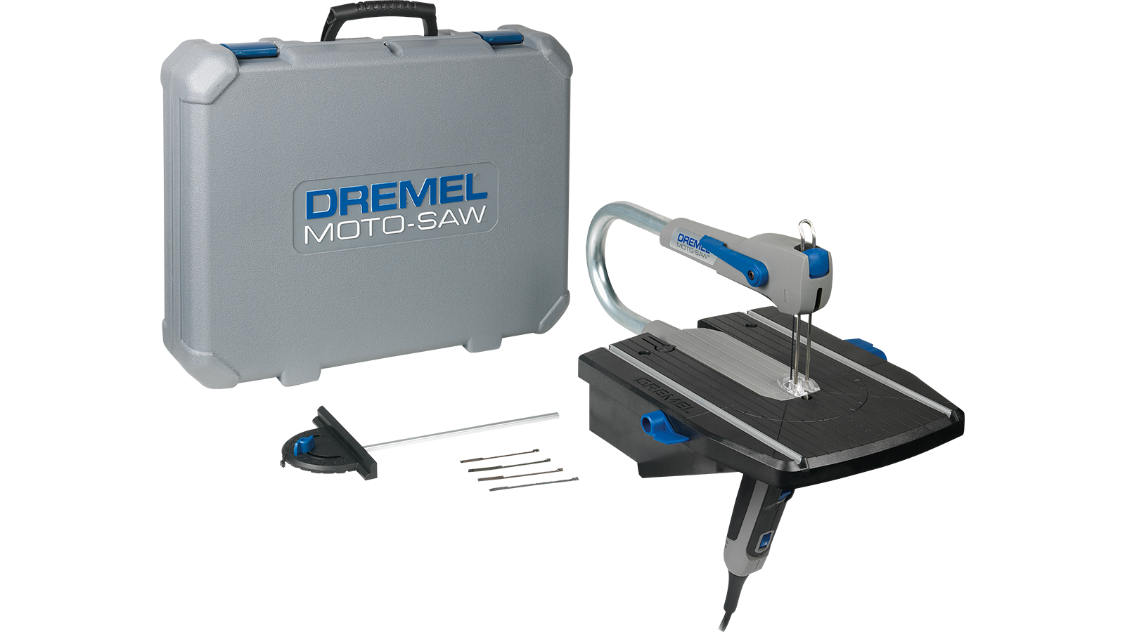 Dremel Moto-Saw MS20-1/5 2in1 Dekupiersäge mit 1 Vorsatzgerät, 5 Zubehöre Produktbild img1 L