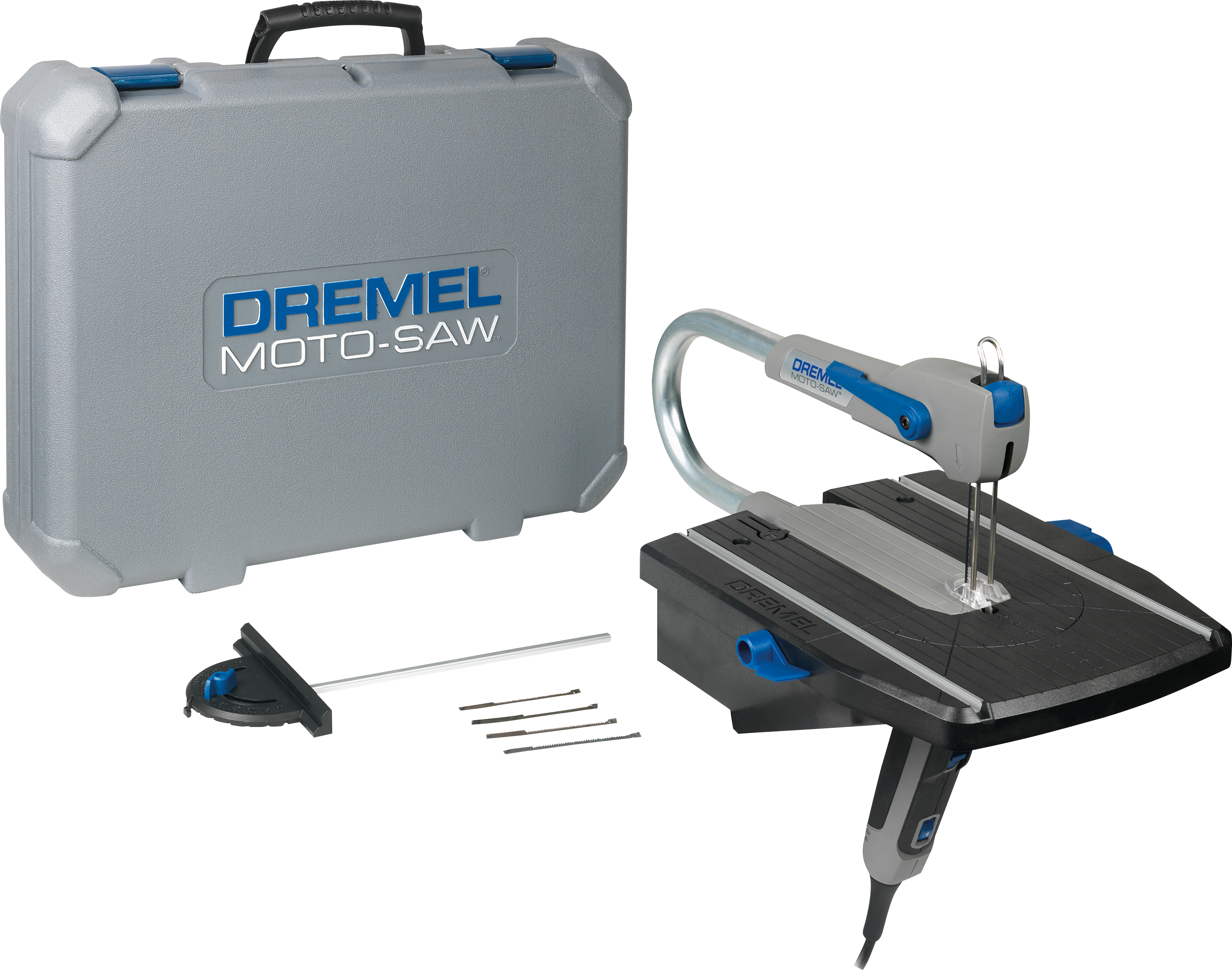 Dremel Moto-Saw MS20-1/5 2in1 Dekupiersäge mit 1 Vorsatzgerät, 5 Zubehöre Produktbild img2 L