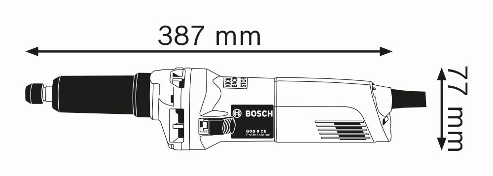 Bosch PRO Geradschleifer GGS 8 CE Produktbild img3 L