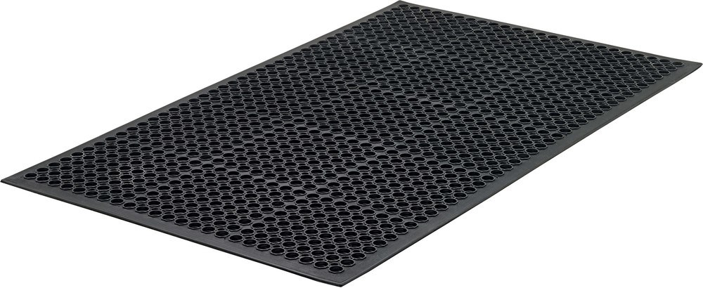 FORTIS Arbeitsplatz-Ringmatte NBR/SBR, s chwarz 13mm, 1520x910mm ölfest Produktbild img1 L