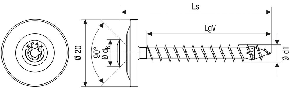SPAX Spenglerschraube Edelstahl A2, XL-Karton Produktbild img7 L