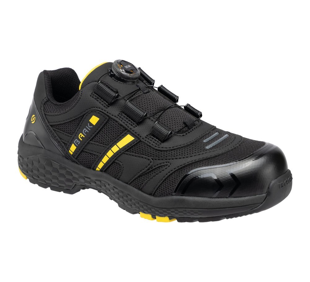 BAAK Halbschuh Admiral John, Art.223022; EN ISO 20345:2022 S1PS FO HRO LG SC SR ESD; DGUV112-191; Microfaser m. TPU-Schutz; BaakGo&Relax-System Produktbild img1 L