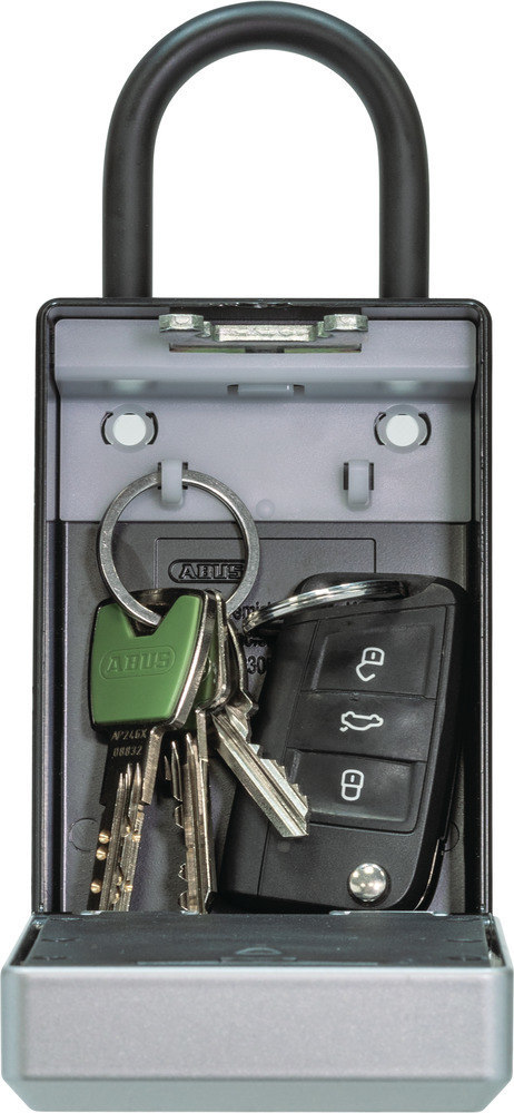 ABUS, Schlüsselbox, KeyGarage, 797, mit Bügel und Zahlenschloss, schwarz, Metall Produktbild img1 L