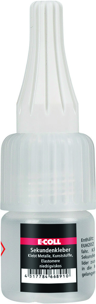 E-COLL Sekundenkleber 5g Flasche Produktbild img1 L