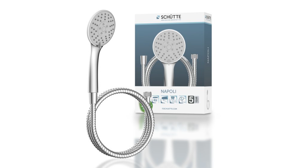 SCHÜTTE NAPOLI Handbrause-Set Chrom Produktbild img1 L