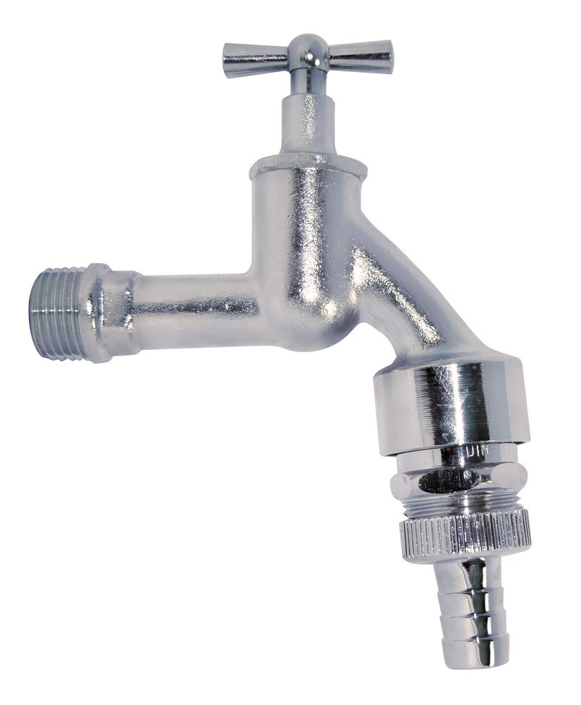 KIRCHHOFF MS Auslaufventil Knebelgriff,Chrom matt, Produktbild img1 L