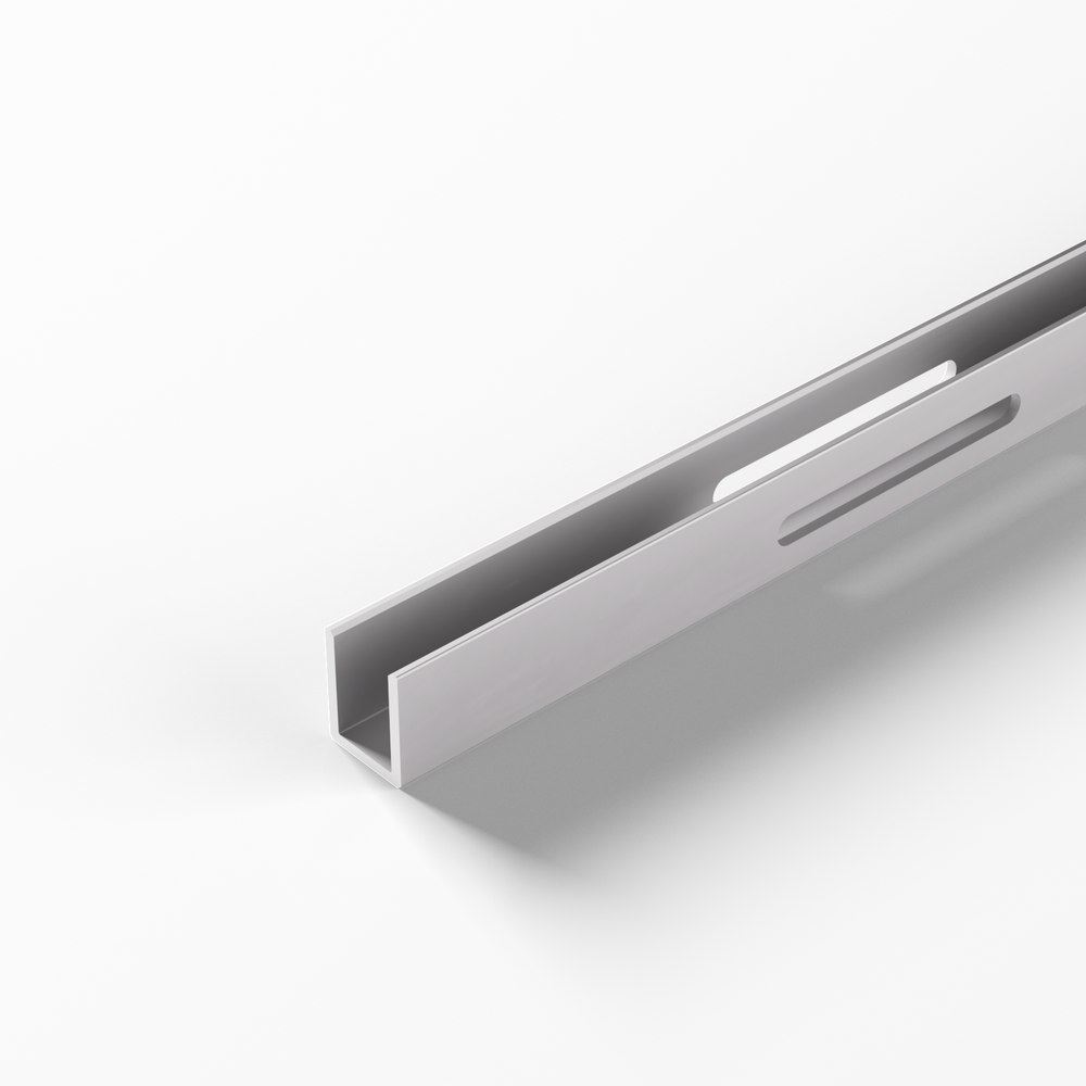 HALEMEIER Vitrine-Einbauprofil,L 564mm, GlasLine up&down, alufarben Produktbild img2 L