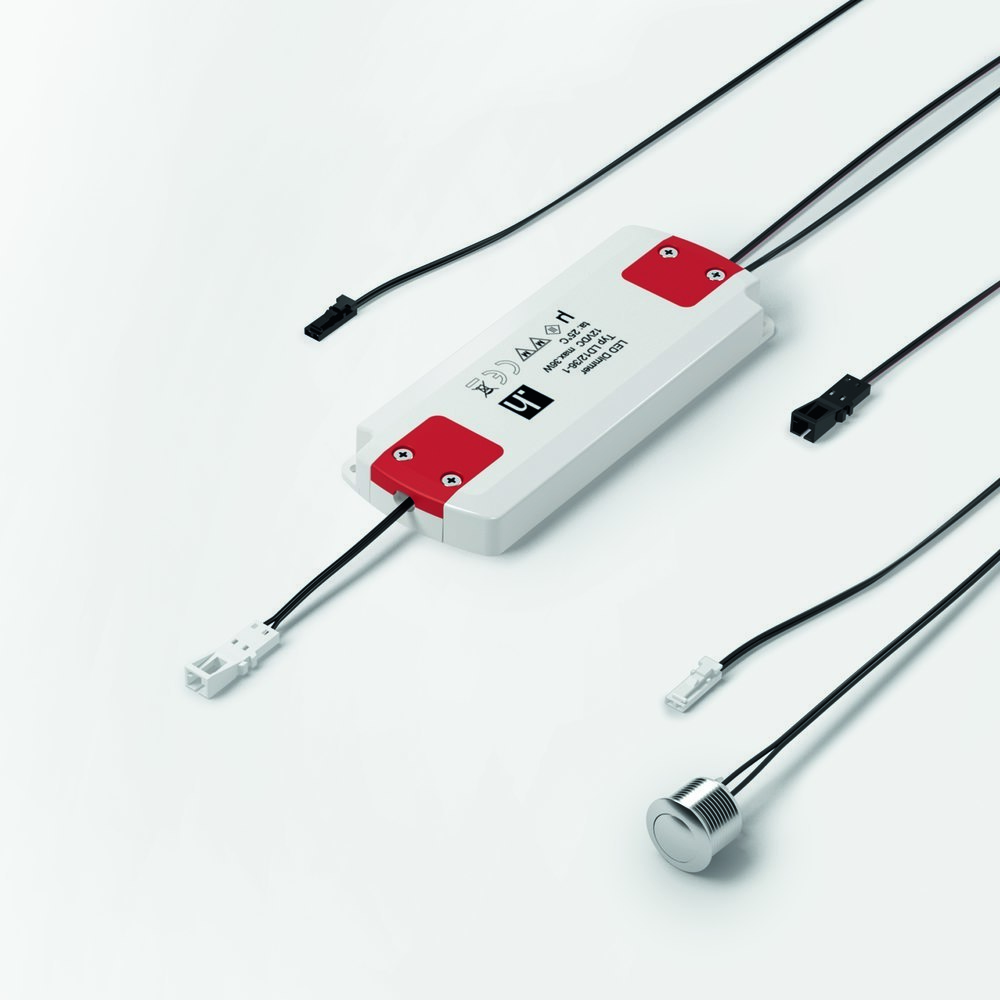HALEMEIER Schaltsystem-Drucktaster,Ø 18mm, Leitung 1.800mm, ER-Optik Produktbild img1 L