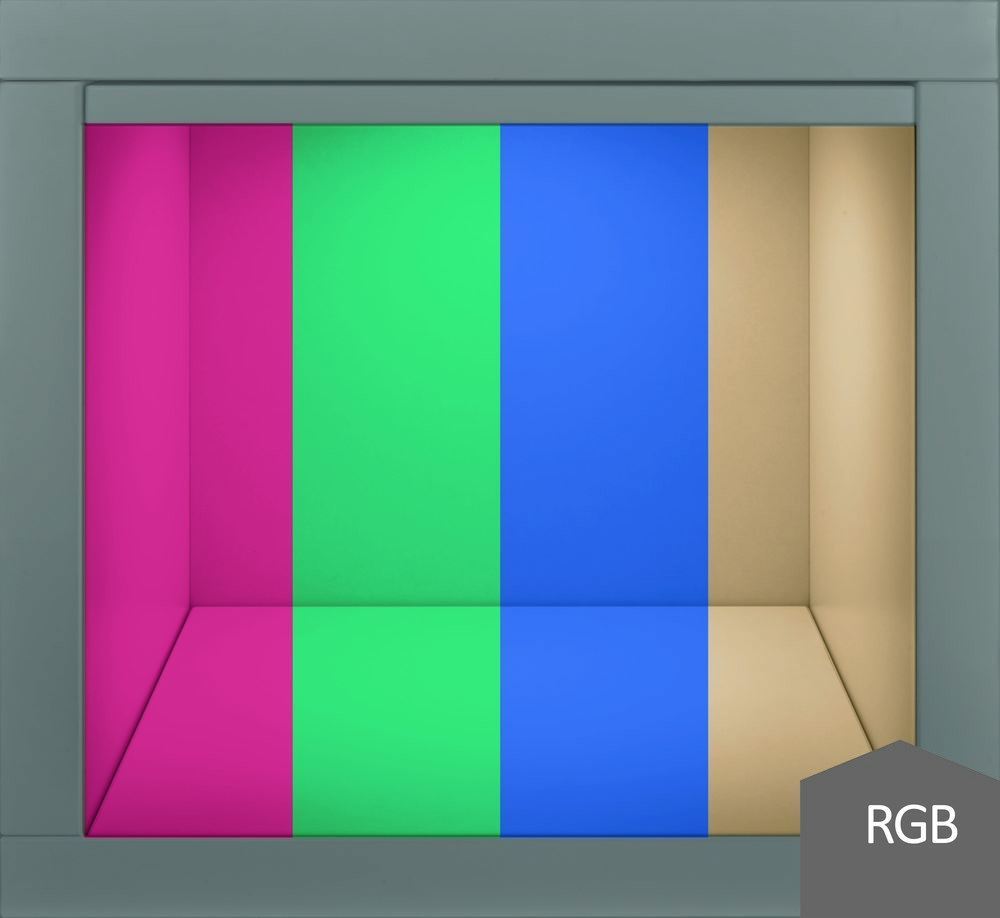 HALEMEIER LED-Anbauleuchte Versa Linear Maxicolor Produktbild img4 L