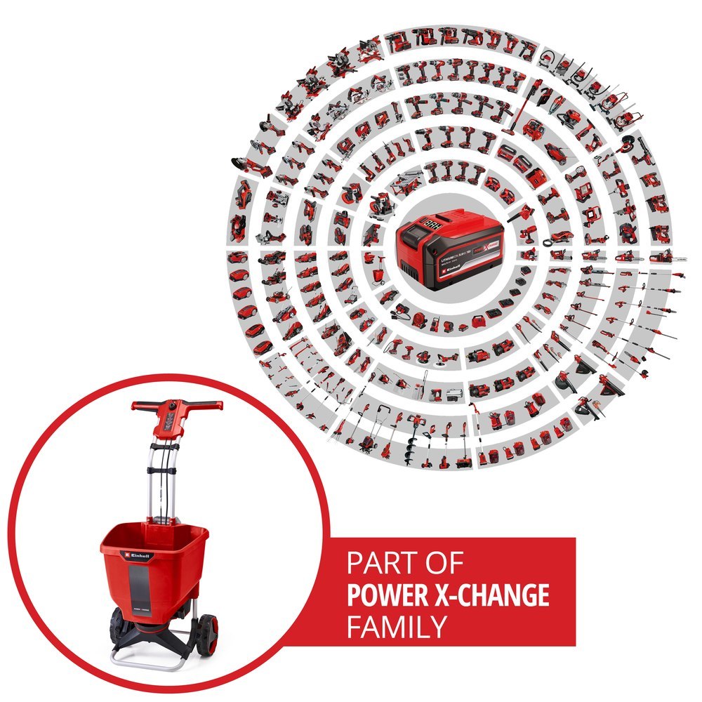 Einhell Akku-Streuwagen GE-SR 18/22 i-So o o. Akku u. Ladegerät Produktbild img2 L